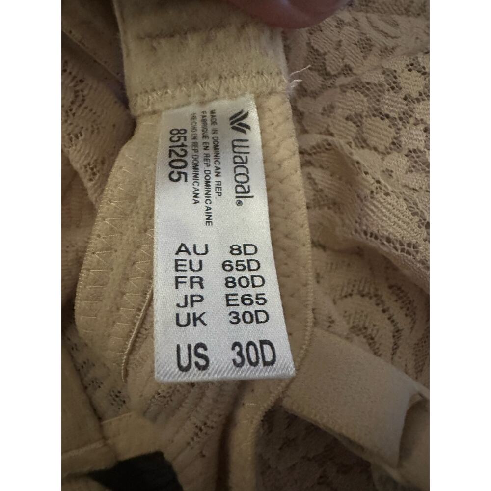 Wacoal Women's Nude Converts To Racerback Halo Lace Underwire Bra Size 30D NWT - Picture 3 of 5